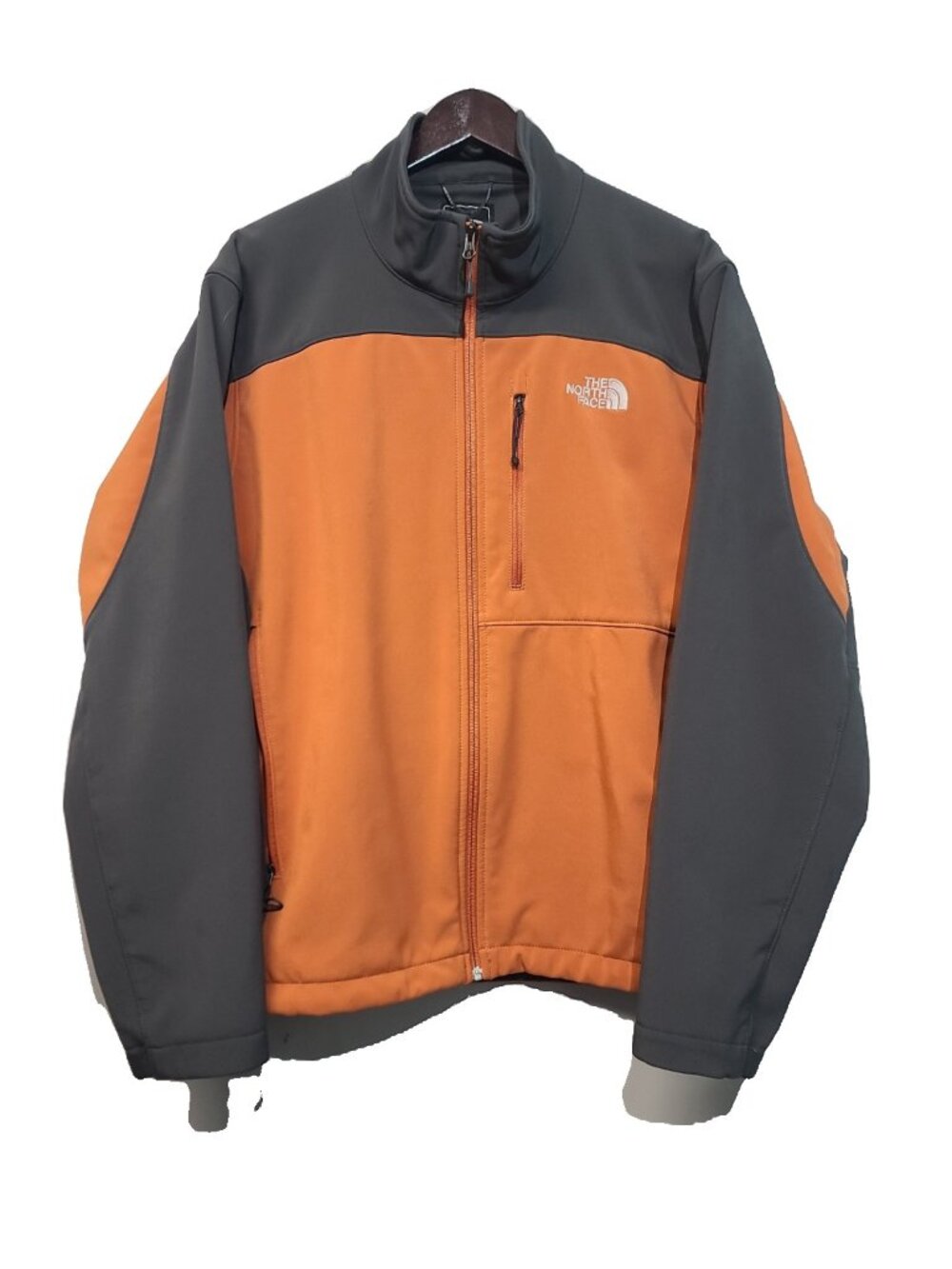 The North Face Men's Apex Bionic Soft Shell Jacket L Orange Good